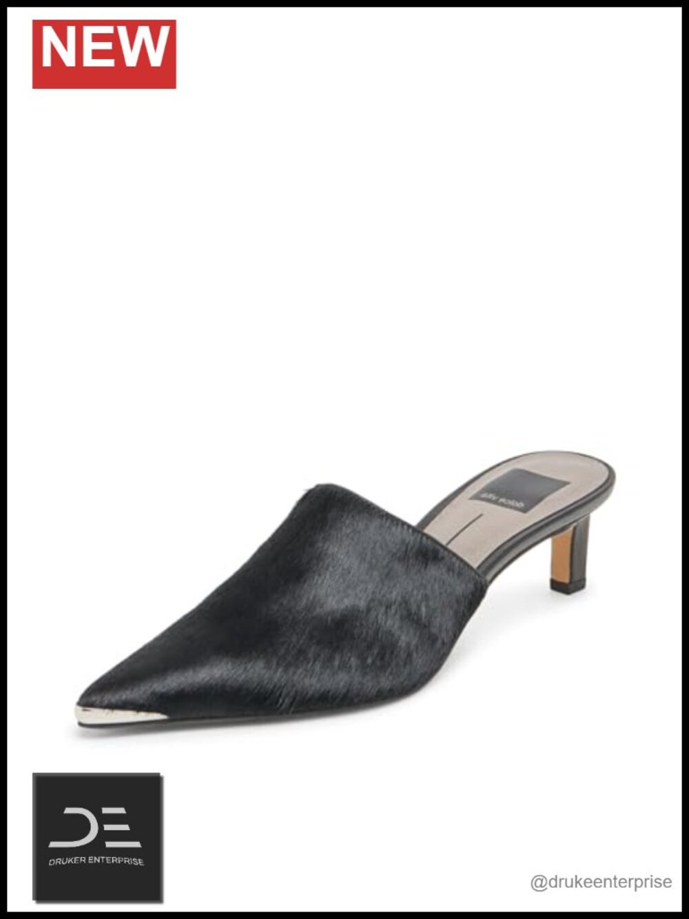 Dolce Vita Lexy Kitten Heel Pump Calf Hair Nylon